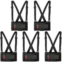 Kit 5 Cinta Lombar Ergonômica Proteção Coluna Steelflex Kit 5 Cinta Lombar Ergonômica Proteção Coluna Steelflex