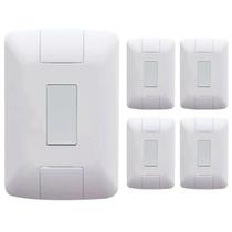 Kit 5 Cj 4X2 1 Interruptor Simples 1 Paralelo Tramontina Kit 5 Cj 4X2 1 Interruptor Simples 1 Paralelo Tramontina