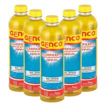 Kit 5 Clarificante E Auxiliar De Filtração Genco Genfloc