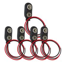 Kit 5 clip bateria 9v horizontal
