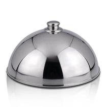 Kit 5 Cloches Aço Inox Tampa Para Alimentos Cobertura 25cm Kit 5 Cloches Aço Inox Tampa Para Alimentos Cobertura 25cm