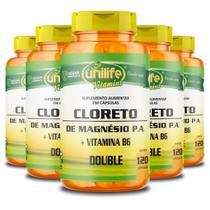 Kit 5 Cloreto De Magnésio P.A. 810Mg Unilife 120 Cápsulas Kit 5 Cloreto De Magnésio P.A. 810Mg Unilife 120 Cápsulas