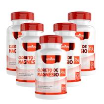 Kit 5 Cloreto de Magnésio PA 120 Cápsulas Nutrivale Kit 5 Cloreto de Magnésio PA 120 Cápsulas Nutrivale