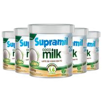 Kit 5 Coco Milk Unilife Leite de coco em Pó 200g