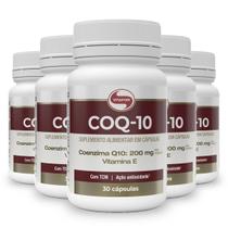 Kit 5 Coenzima Q10 200Mg Vitafor 30 Cápsulas
