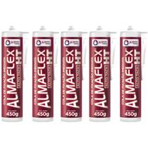 Kit 5 Cola de Fixação Imediata Adesivo Espelho Ht400 Alto Tack Almaflex 450g