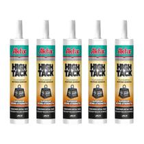 Kit 5 Cola High Tack Híbrido Alta Aderência 290ML-486G- Branco