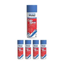 Kit 5 Cola Spray Permanente 500ml - Tekbond Kit 5 Cola Spray Permanente 500ml - Tekbond