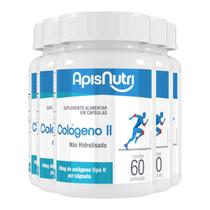 Kit 5 Colágeno Tipo II Apisnutri 60 Cápsulas Kit 5 Colágeno Tipo II Apisnutri 60 Cápsulas