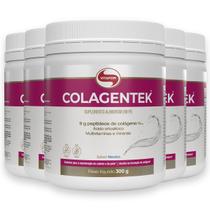 Kit 5 Colagentek Vitafor 300g Neutro Kit 5 Colagentek Vitafor 300g Neutro