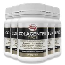 Kit 5 Colagentek Vitafor Tipo II 30 Cápsulas