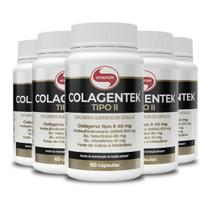 Kit 5 Colagentek Vitafor Tipo II 60 Cápsulas
