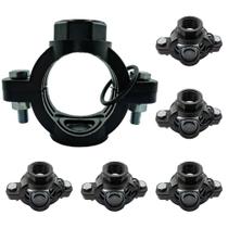 Kit 5 Colar de Tomada 50mm x 3/4" Derivação Simples Roscada Fácil Instalação e Alta Durabilidade
