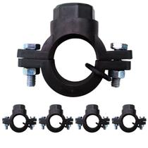 Kit 5 Colar de Tomada c/ Derivação Simples Roscada 40mm X 3/4" Irrigação c/ 2 Parafusos Kit 5 Colar de Tomada c/ Derivação Simples Roscada 40mm X 3/4" Irrigação c/ 2 Parafusos