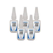Kit 5 Colas 725 20g Adesivo Instantâneo Tekbond