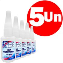 Kit 5 Colas Super Bom Instantânea 20g Multiuso Ultra Mais Forte