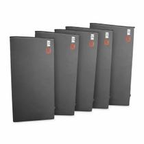 Kit 5 Colchonetes 95x55x3 cm D80 PRETO