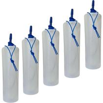 Kit 5 Coletor Urina Com Extensão Garrafa 1200ml Transparente