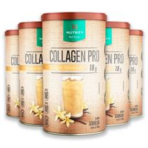 Kit 5 Collagen Colágeno Hidrolisado Nutrify Baunilha 450g