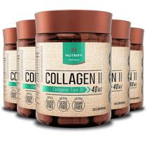 Kit 5 Collagen Ii Colágeno Tipo 2 Nutrify 60 Cápsulas