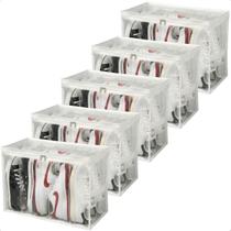 Kit 5 Colmeia Organizadora Fechada Sapatos Tenis Vertical 44x24x32 Kit 5 Colmeia Organizadora Fechada Sapatos Tenis Vertical 44x24x32