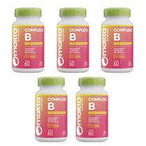 Kit 5 Complexo B 5x60 Cápsulas Malta Kit 5 Complexo B 5x60 Cápsulas Malta
