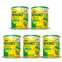 Kit 5 Composto Lácteo Ninho Fases 3+ 800g