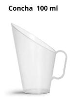 Kit 5 Conchas Plástica Para Cereais Doces Grãos 100ml