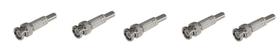 Kit 5 Conector Bnc 75 Ohms Rg-59 - 6mm C/Parafuso C/Mola Kit 5 Conector Bnc 75 Ohms Rg-59 - 6mm C/Parafuso C/Mola