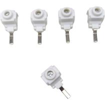Kit 5 Conector Generico Lateral Terminal Saída para Barramento Pente ou Disjuntor