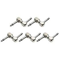 Kit 5 Conector P10 P10 Mono Em Z Pedais De Guitarra Baixo Kit 5 Conector P10 P10 Mono Em Z Pedais De Guitarra Baixo