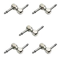 Kit 5 Conector P10 P10 Mono Em Z Pedais De Guitarra Baixo Kit 5 Conector P10 P10 Mono Em Z Pedais De Guitarra Baixo