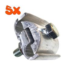 Kit 5 Conector Paralelo Bimetálico Tapit 50 à 120 para Conexão de Cabo Simples Kit 5 Conector Paralelo Bimetálico Tapit 50 à 120 para Conexão de Cabo Simples