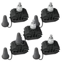 Kit 5 conector perfurante 70a240mm derivação 70a240mm incesa