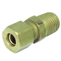 Kit 5 Conector Tubo Nylon Mbb Diversas Macho 1/2 Npt X 1/4 Npt