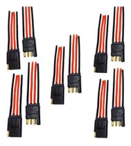 Kit 5 Conectores Chicote 4 Vias Reforçado Fio 4mm