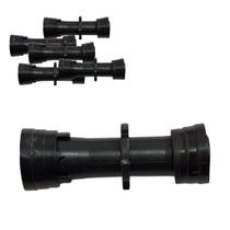 Kit 5 Conectores União Implebrás 16mm Com Anel 6 Pontas Para Mangueiras e Sistemas de Irrigação