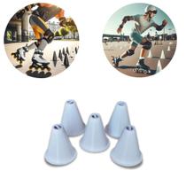 Kit 5 cones para patinação, patins, skate, roller, treino funcional Kit 5 cones para patinação, patins, skate, roller, treino funcional
