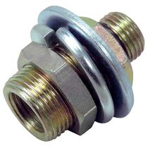 Kit 5 Conexão Anteparo Mbb Femea 16 X 1,5 Mm X Macho 16 X 1,5 Mm