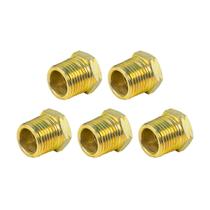 Kit 5 Conexão Redutora Válvula Mbb Macho 1/2npt X Femea 3/8npt Kit 5 Conexão Redutora Válvula Mbb Macho 1/2npt X Femea 3/8npt