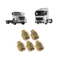 Kit 5 Conexão Redutora Válvula Mbb Macho 22 Mm X 1,5 Mm X Femea 1/2 Npt