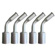 Kit 5 Conexões 45 Spring Lock Fêmea 6mm Alumínio Com Clip Kit 5 Conexões 45 Spring Lock Fêmea 6mm Alumínio Com Clip