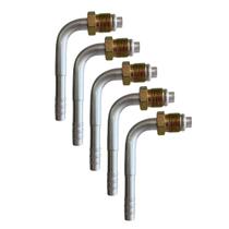 Kit 5 Conexões 90 Graus Oring Macho Giratória 6mm Alumínio Kit 5 Conexões 90 Graus Oring Macho Giratória 6mm Alumínio
