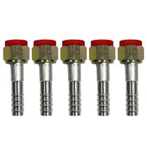 Kit 5 Conexões Ar Cond Reta Oring Fêmea 10mm Alumínio Kit 5 Conexões Ar Cond Reta Oring Fêmea 10mm Alumínio