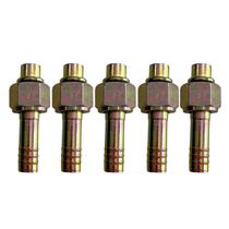 Kit 5 Conexões Ar Condicionado Reta Oring Fêmea 10mm Aço Kit 5 Conexões Ar Condicionado Reta Oring Fêmea 10mm Aço