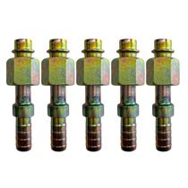 Kit 5 Conexões Ar Condicionado Reta Oring Fêmea 12mm Aço