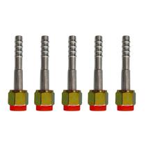 Kit 5 Conexões Ar Condicionado Reta Oring Fêmea 6mm Alumínio Kit 5 Conexões Ar Condicionado Reta Oring Fêmea 6mm Alumínio