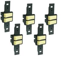 Kit 5 Conjunto 2 Interruptores Simples 10a Sem Placa Silentoque