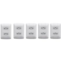 kit 5 conjunto 2 tomada 10A tramontina