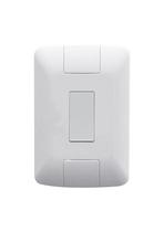 Kit 5 Conjunto 4x2 1 Interruptor Simples 6a Branco